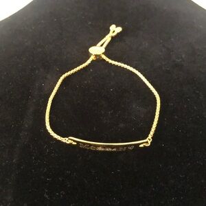 Monica Vinader Engraved Bracelet